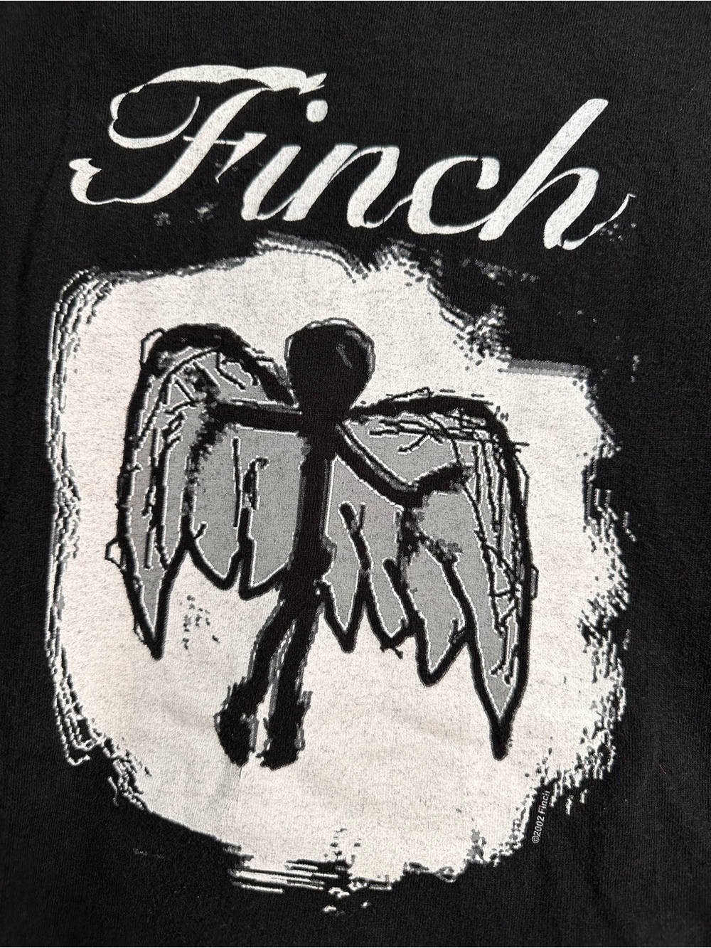 Vintage 2000s Finch What It Is To Burn Post Hardcore Emo Band Tee